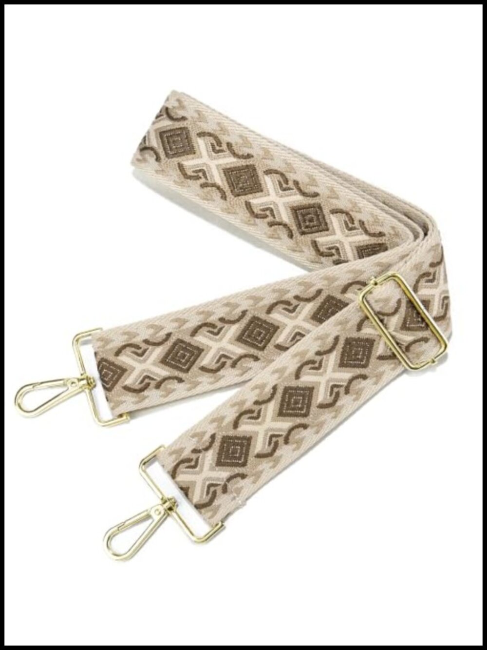 Adjustable Canvas Purse Strap 2" Wide Replacement Crossbody